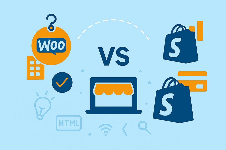 مقارنة تفصيلية بين WooCommerce وShopify